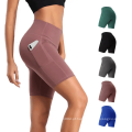 Shorts de ioga de legging de ginástica curta para mulheres